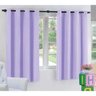 Cortina Blackout Corta Luz Juvenil 2M x 1,30M Tecido PVC - Lilás - 1