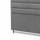 Ver imagem 6 de Cabeceira para Cama Casal Queen Estofada 1,58 Mts Iza Vilajo: Suede Cinza