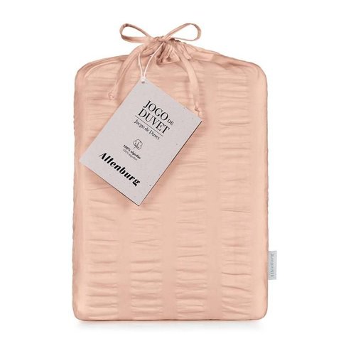 Jogo de Duvet Queen Altenburg Algodão Lux 200 Fios 100% Algodão Madhya - Rosa Misty