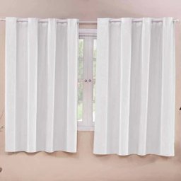 Cortina Blackout Corta Luz 2 Metros x 1,60 Metros Alt Tecido PVC - Branco - 1 Cortina Blackout Corta Luz 2 Metros x 1,60 Metros Alt Tecido PVC - Branco - 1