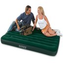 Ver imagem 1 de Colchão Casal Intex Inflável Flocked Verde Com Bomba Interna