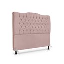 Ver imagem 1 de Cabeceira de Cama Box Casal 140 Cm Dunas - Veludo Rose