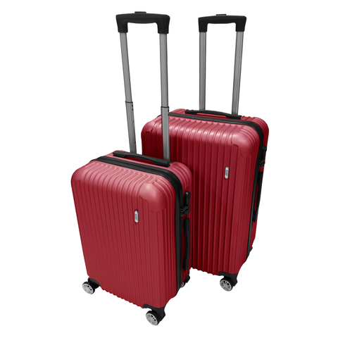 Kit Mala de Viagem Atlas 2 Peças - Vinho