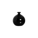 Ver imagem 1 de Vaso de Cerâmica para Decoração de Sala e Rack Maia Grande Preto Clássico