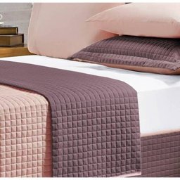 Cobre Leito Solteiro Plaza 02 Peças Dupla Face - Rosê/lavanda - 3