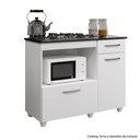 Ver imagem 1 de Balcão Cooktop 2 Portas Violeta Branco