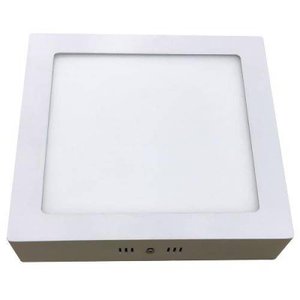 Plafon de Sobrepor Bronzearte Home LED Quadrado 24W 3K Bivolt