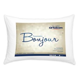 Kit Travesseiros 04 Peças Bonjour Fibra Siliconizada em Microfibra 70cm X 50cm - Ortobom - 6