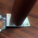 Ver imagem 4 de Mesa de Jantar Redonda 80cm Tripé Bistrô MDF Madeira Cor Castanho