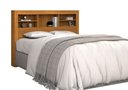 Ver imagem 4 de Cabeceira Lisboa com Prateleiras e Nicho Organizador P/ Cama Box Casal 140 Quarto Casal:nature Ripad