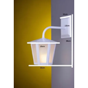 Ver imagem 4 de Arandela Colonial Externa Sextavada Branca Ideal