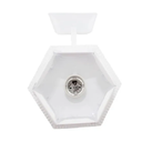 Ver imagem 3 de Arandela Colonial Externa Sextavada Branca Ideal