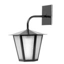 Ver imagem 1 de Arandela Campinas sextavada média 20W preta Ideal