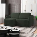 Ver imagem 7 de Sofá Cama para Sala de Estar 3 Lugares 236cm Montserrat K01 Veludo Verde - Lyam Decor