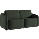 Ver imagem 1 de Sofá Cama para Sala de Estar 3 Lugares 236cm Montserrat K01 Veludo Verde - Lyam Decor
