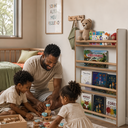 Ver imagem 4 de Estante Nicho com 4 Prateleiras – Organizador Infantil Mel para Livros e Brinquedos