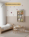 Ver imagem 7 de Estante Nicho com 4 Prateleiras – Organizador Infantil Mel para Livros e Brinquedos