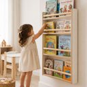 Ver imagem 1 de Estante Nicho com 4 Prateleiras – Organizador Infantil Mel para Livros e Brinquedos