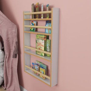 Estante Nicho com 3 Prateleiras – Organizador Infantil Mel para Livros e Brinquedos