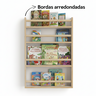 Estante Nicho com 3 Prateleiras – Organizador Infantil Mel para Livros e Brinquedos - 7
