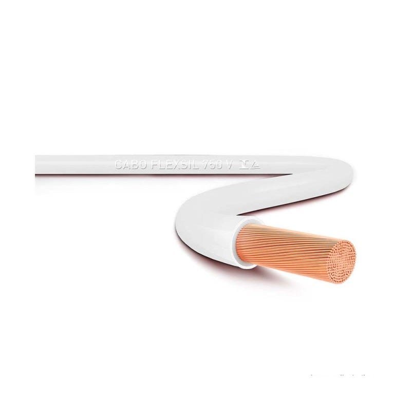 Cabo Flexível 3mm Branco 50M para até 750V Sil - 1