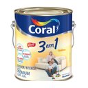 Ver imagem 1 de Tinta Látex Premium 3 em 1 acrílica 3,6 litros branco Coral