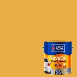Tinta Acrílica Novacor Piso 3,6l Sherwin Williams Amarelo Demarcação - 1