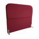 Ver imagem 1 de Cabeceira de Cama Box Queen 160cm Orgânica Vermelho - Veludo