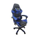 Ver imagem 3 de Cadeira Gamer Stillus Ergonômica Oficial Apoio de Pés Azul