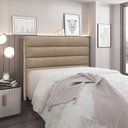 Ver imagem 2 de Cabeceira Cama Box Casal King 195cm Vera Suede - Loja Sheep