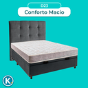 Ver imagem 4 de Kit Cama Box Bau + Cabeceira + Colchão Casal D23 - D23 - Inducol