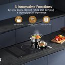 Ver imagem 4 de Cooktop Elétrico Amzchef 36" de Indução com 5 Bocas e 7400w (preto)
