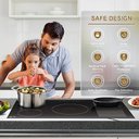 Ver imagem 7 de Cooktop Elétrico Amzchef 36" de Indução com 5 Bocas e 7400w (preto)