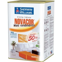 Tinta Látex Novacor acrílico 18 litros palha Sherwin Williams - 1