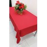 Toalha de Mesa 6 Cadeiras C/ Guardanapo Vermelho Natal - 2