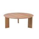 Ver imagem 4 de Mesa de Centro Orgânica Chanfrado Pé Madeira Complementos