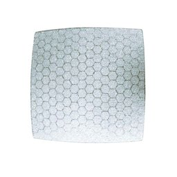 Plafon para 2 Lâmpadas E-27 Colmeia 30x30cm Bronzearte - 1