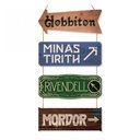 Ver imagem 1 de Placas Senhor dos Anéis Terra Média Decorativa