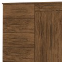 Ver imagem 4 de Cômoda Sapateira Quarto 5 Gavetas 2 Portas Mdp Sirios Imbuia Rústico