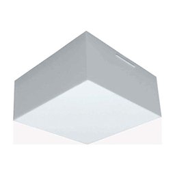 Plafon Quadrado para 2 Lâmpadas E27 Valencia 21x21cm Branco Tualux - 1