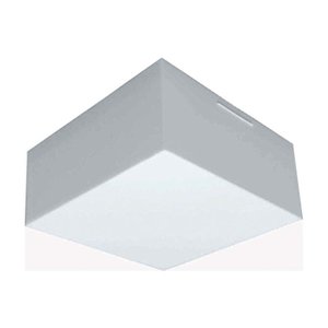 Plafon Quadrado para 2 Lâmpadas E27 Valencia 21x21cm Branco Tualux