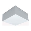 Ver imagem 1 de Plafon Quadrado para 2 Lâmpadas E27 Valencia 21x21cm Branco Tualux