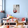 Quadro Pintura Tela manga gato cão boxe Sala de Estar 5112: 80cm (A) x 120cm (L) - 4