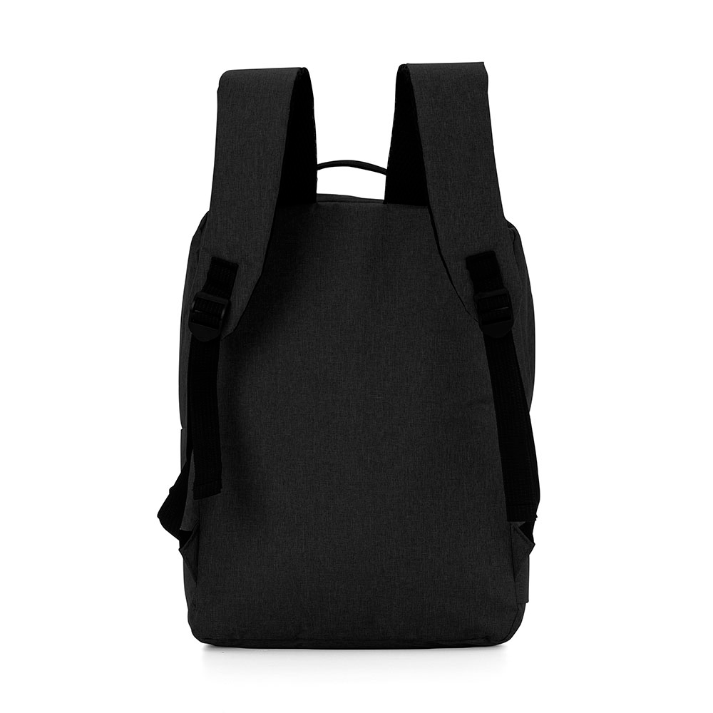 Mochila para Notebook em Poliéster com 2 Bolsos Frontais com Ziper- Brava