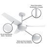 Ventilador de Teto Aliseu Jet - com Controle de Parede 220v - 5