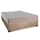 Ver imagem 1 de Cama Box Casal Suede + Colchão Sereneprime Molas Ensacadas 138x188x65 Bege