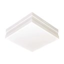 Ver imagem 1 de Plafon Quadrado para 2 Lâmpadas E27 20w Bilbão 26x26cm Branco Tualux