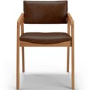 Ver imagem 3 de Kit 03 Cadeiras para Sala de Jantar Estar Living Giorgia B04 Couríssimo Marrom