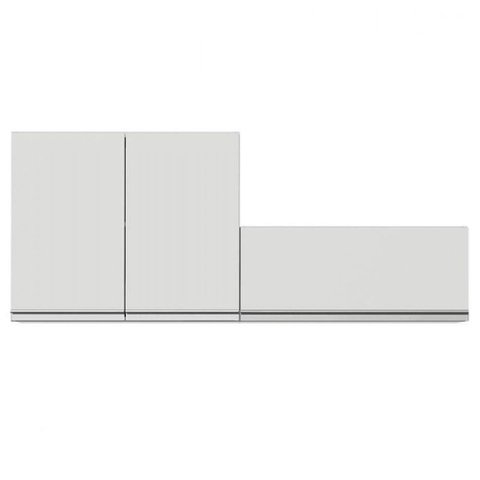 Conjunto Área Serviço 2 Armários Aéreos MDF Branco Madesa