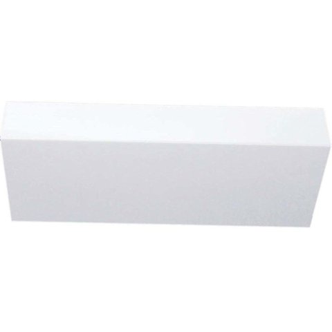 Plafon 50x20cm para 2 Lâmpadas Valencia Jateado Tualux